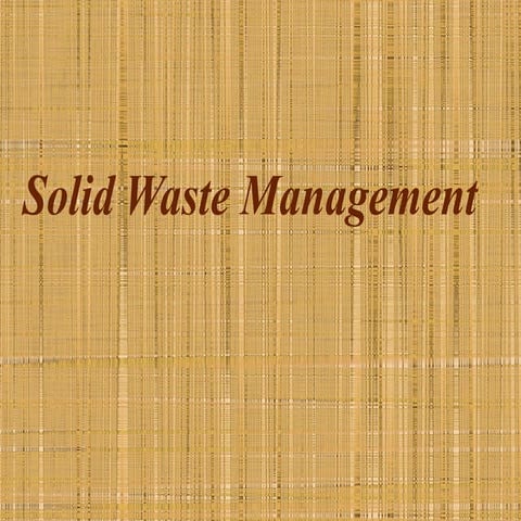 Gp 13 solid waste management