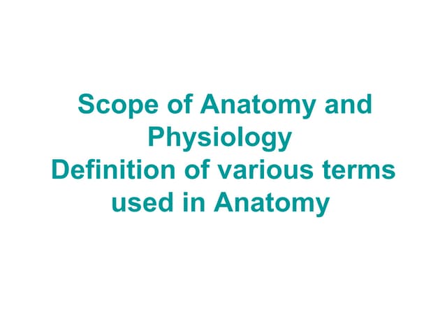 01 hap anatomical terms