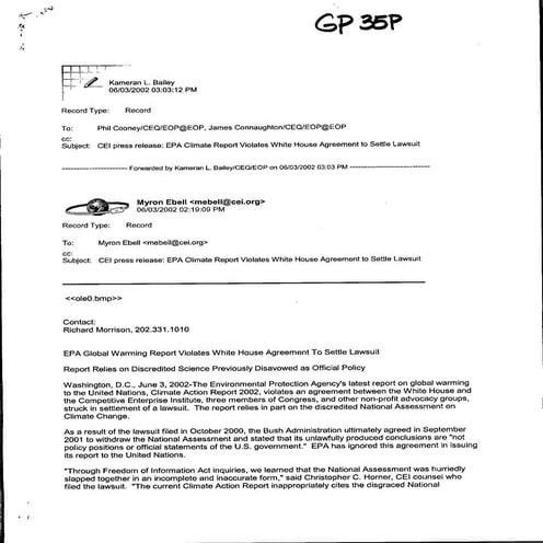 CAR Email 5.29.03