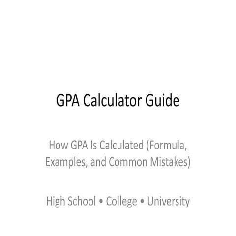 How to calculate SGPA & CGPA | PPTX