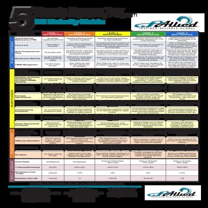 Reliability Engineering Maturity Matrix