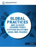 The World Bank's global practices and climate change cross cutting solutions