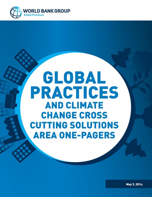 The World Bank's global practices a...