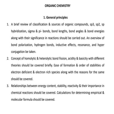 Gpat 2022 organic chemistry