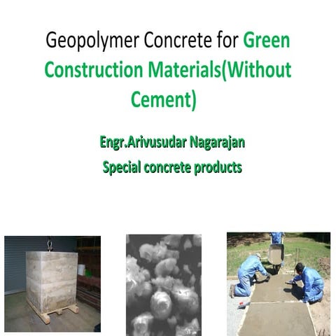 Geopolymer Concrete 