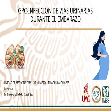 GPC-INFECCION DE VIAS URINARIAS DURANTE EL EMBARAZO.pptx