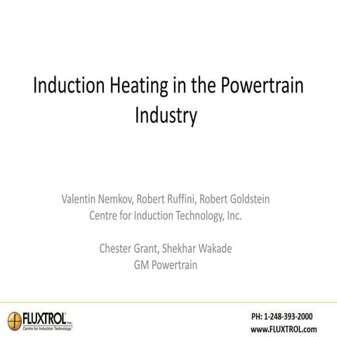 Induction Heating in the Powertrain Industry