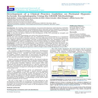 Desarrollo por GRADE de la Gúia de ...