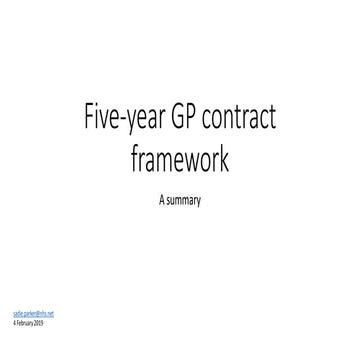 Gp contract