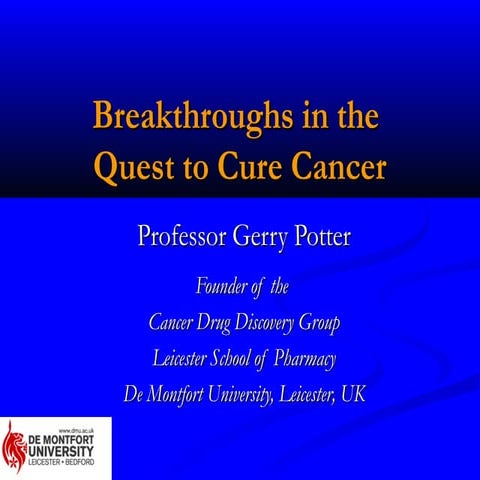 Breakthroughs in the Quest to Cure Cancer