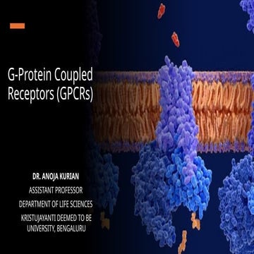 G-Protein-Coupled Receptors (GPCRs): Structure, Mechanism, and Functions