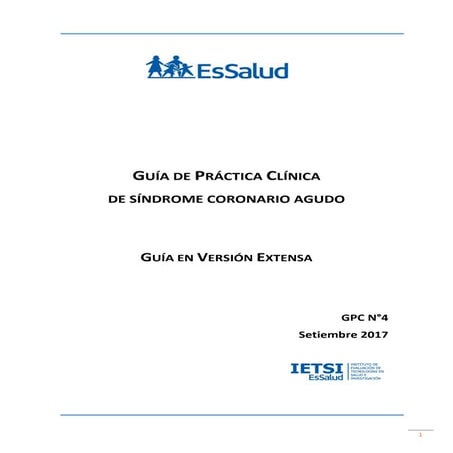 Guía de práctica clínica del síndrome coronario agudo 2017