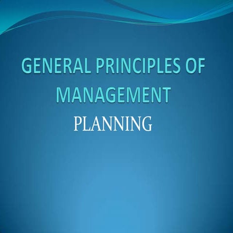 Gpm iii - planning