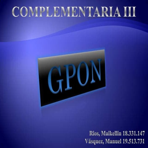 Gpon diapositivas
