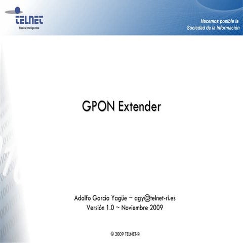 GPON-Extender (es)
