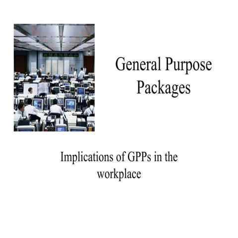 GPP Implications