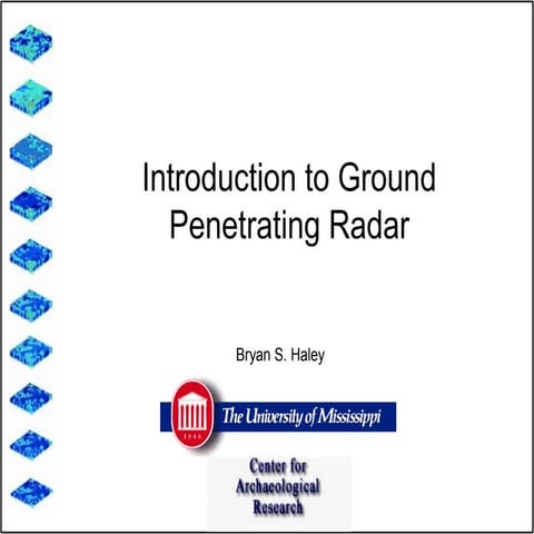 Ground Penetrating Radar (GPR) | PPTX