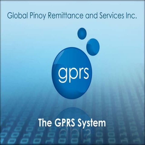 GPRS PINOY DEALER PACKAGE PRESENTATION by GPRS GLOBAL PINOY REMITTANCE SERVIC...