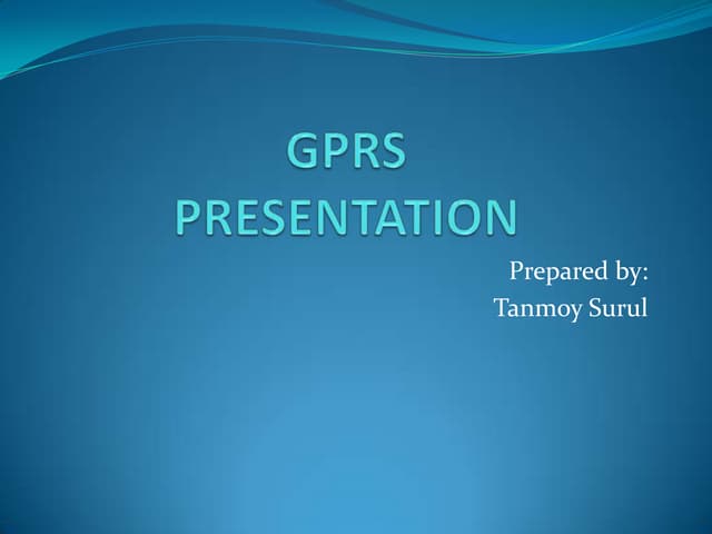 Gprs ppt