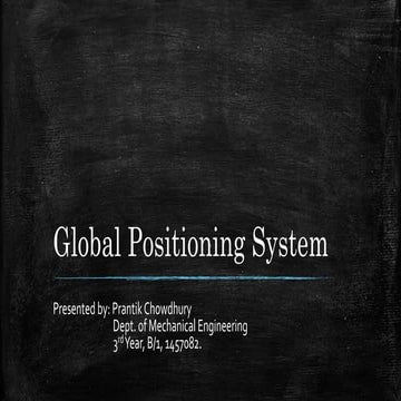 Global Positioning System