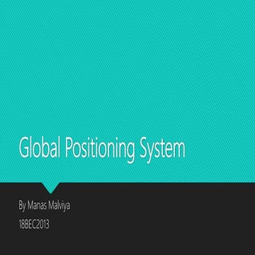 Global positioning system (gps) | PPT