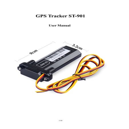 Gps st-901 user manual | PDF