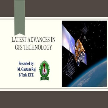 Latest Advances in GPS Technology