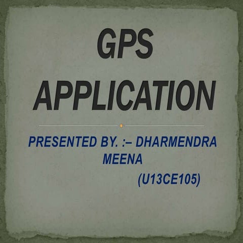 Gps application