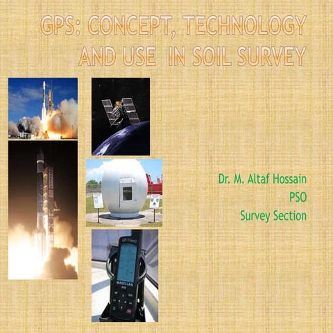 GPS application soil survey