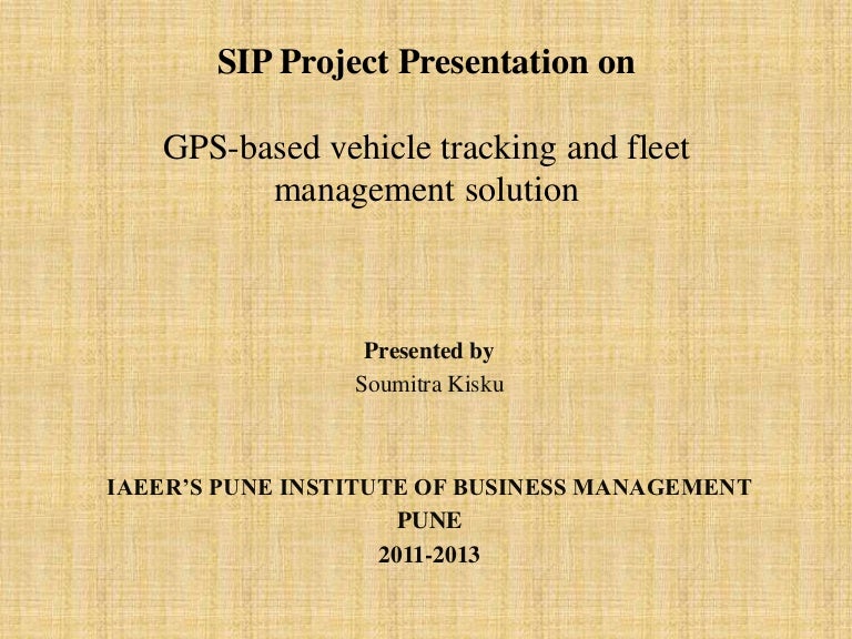Gps based vehicle tracking system