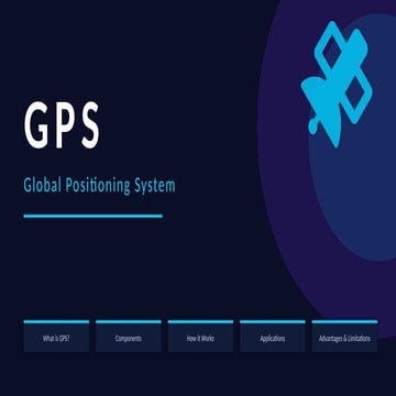 Comprehensive Overview of GPS: Technology, Applications, and Future | PPTX