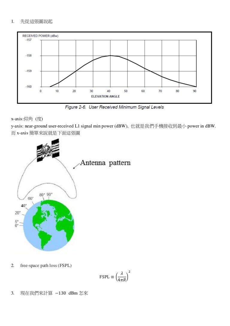 GPS satellite power output at earth