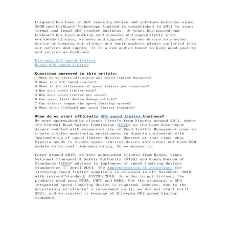 Gps speed limiter for vehicle speed limiting
