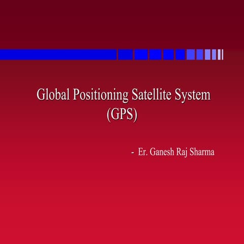 Gps surveying in Engineering