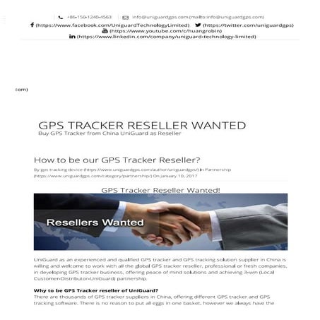 Gps tracker reseller