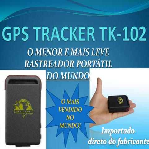 Gps tracker tk 102 apresentação