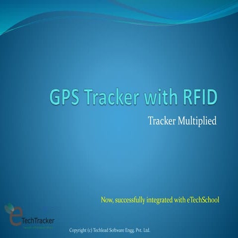 Gps Tracker with RFID | School Security | 
