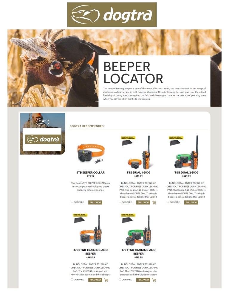 tracking and training collars