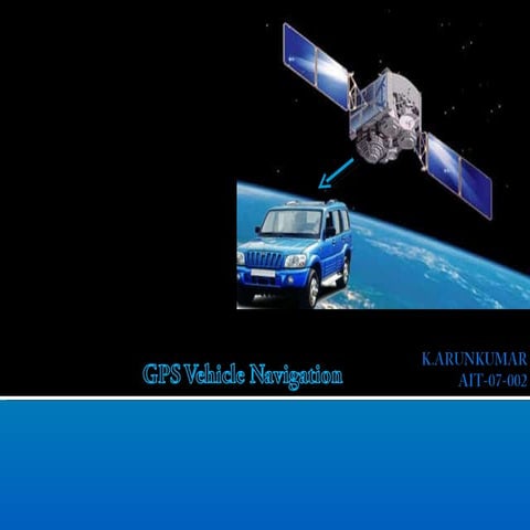 Gps vehicular navigation