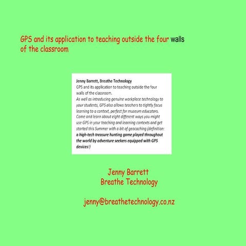 GPS for Museum Educators