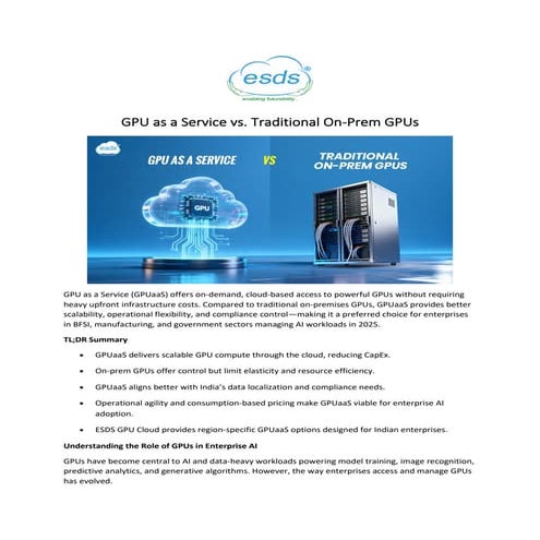 GPU as a Service vs. Traditional On-Prem GPUs.pdf