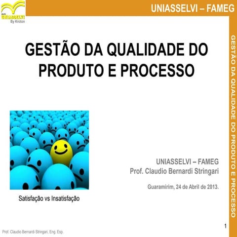 Gestão da Qualidade de Produto e Processo 2013 07 08 fameg processos