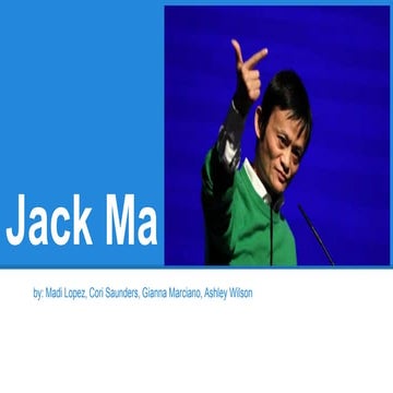 Jack ma