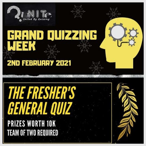 Grand Quizzing Week 2021 | General Quiz | Prelims