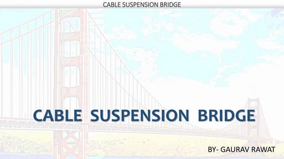 Cable systems - form active structure system | PPT