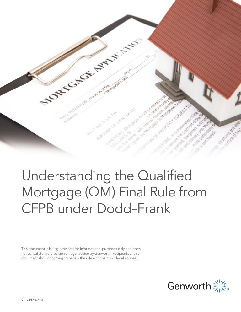Understanding the Qualified Mortgage (QM) Final Rule from CFPB under