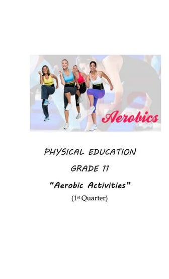 Grade 11 learning module on aerobic fitness and muscle-bone conditioning