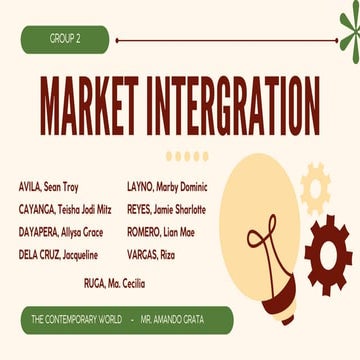 What is Market Integration and Its Types