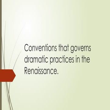 GR3 PRESENTATION.pptx conventions that governs the Renaissance | PPTX