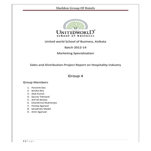  Hotel Industry in India